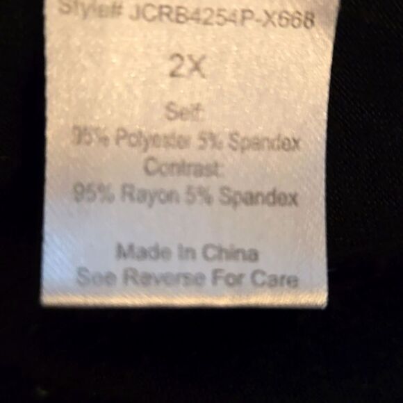 EC JANET CHUNG TANK TOP W/ TRIANGLE OPENING IN THE BACK & DECORATIVE BUTTONS XXL - Picture 6 of 6